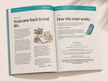 The Offline Reset | 7-Day E-Guide + Workbook