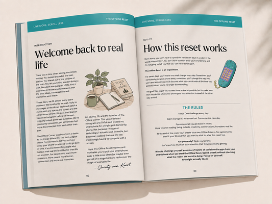 The Offline Reset | 7-Day E-Guide + Workbook